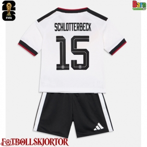Tyskland Nico Schlotterbeck #15 Hemmakläder Barn VM 2026 Kortärmad (+ Korta byxor)